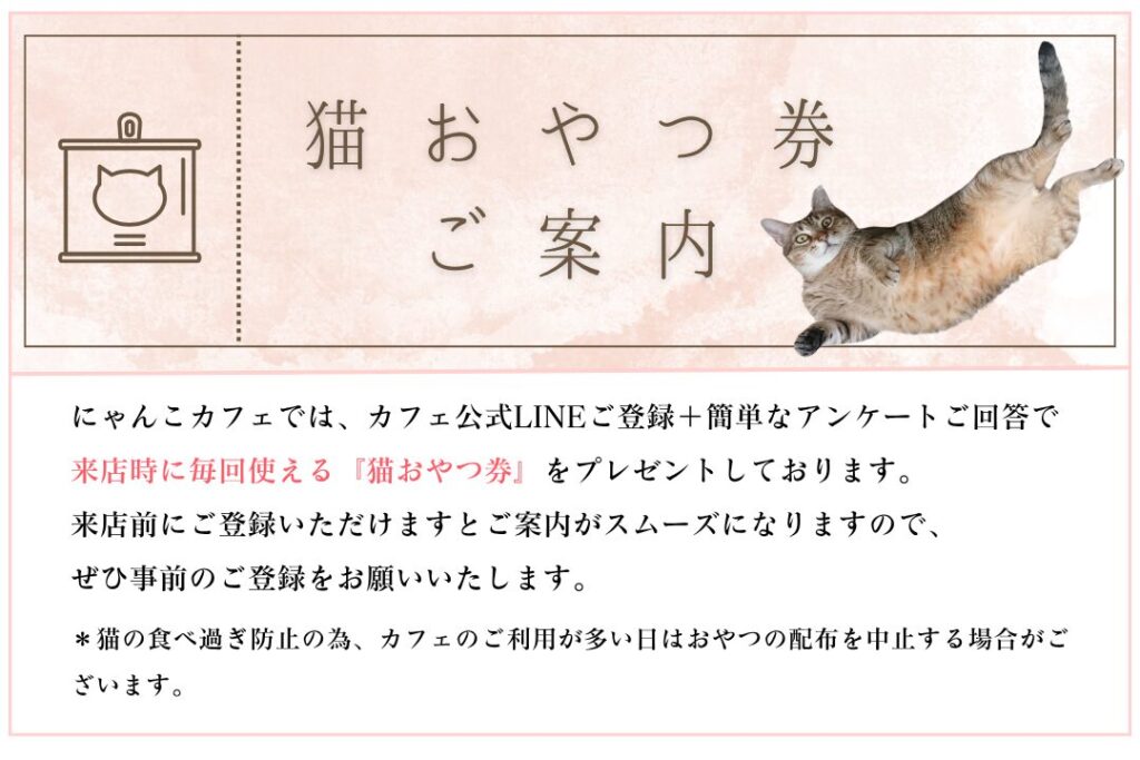 猫おやつ券紹介